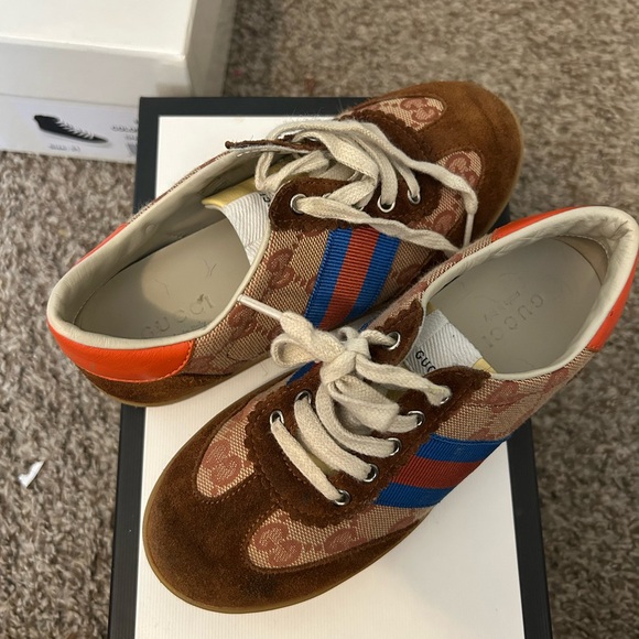 Gucci Other - Gucci Kids Sneakers Brown and Blue